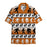 Dancing With The Star Orange & White Bigfoot Pattern - Bigfoot Hawaiian Shirt