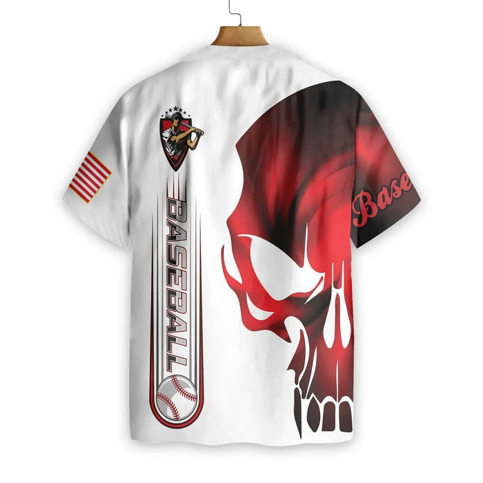 Skull Shirt - Skull Baseball Best Design Unisex Hawaiian Shirt