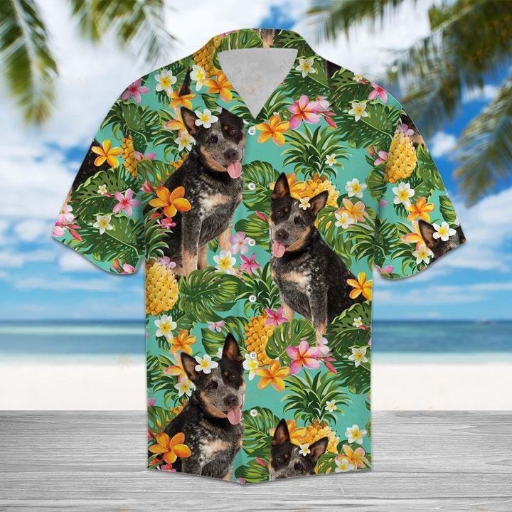 Australian Cattle Dog Shirt - Aloha Summer Dog Hawaiian Shirt