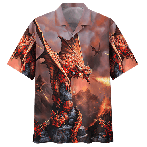 Dragon Eggs Are Protected By A Lot Of Fire-breathing Dragons - Dragon Hawaiian Shirt