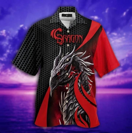 Dragon Shirt - Mythology Dragon Warrior Hawaiian Shirt