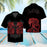 Viking Shirts - Nordic Viking Dragon Black Red Best Design - Viking Hawaiian Shirt
