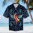 Dragon Shirt - Dragon Mandala Blue Amazing Design - Dragon Hawaiian Shirt