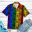 Skull Shirt - Skull LGBT Colorful Awesome Design Unisex Hawaiian Shirt