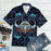 Viking Shirts - Nordic Bison Blue Mandala Vikings Tropical - Viking Hawaiian Shirt