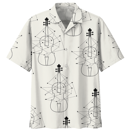 Violin Shirt - Life Is More Peaceful When Violin Strings Match With Artist Music Hawaiian Shirt