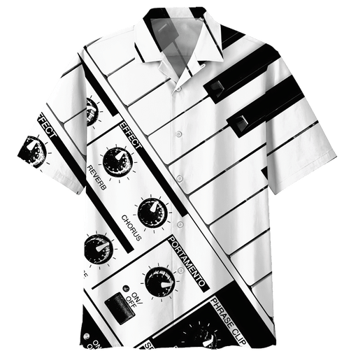 Synthesizer Shirt - Some Tracks Are With Quartet And Some Tracks Are With Synthesizer Music Hawaiian Shirt