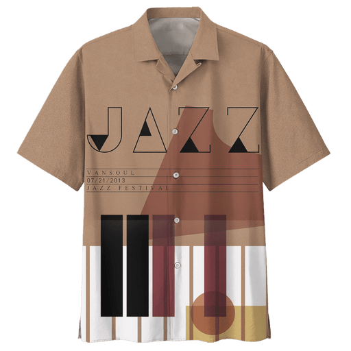 Piano Shirt - Jazz Piano Music Hawaiian Shirt