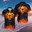 Skull Shirt - Burning Skulls Colorful Unique Unisex Hawaiian Shirt