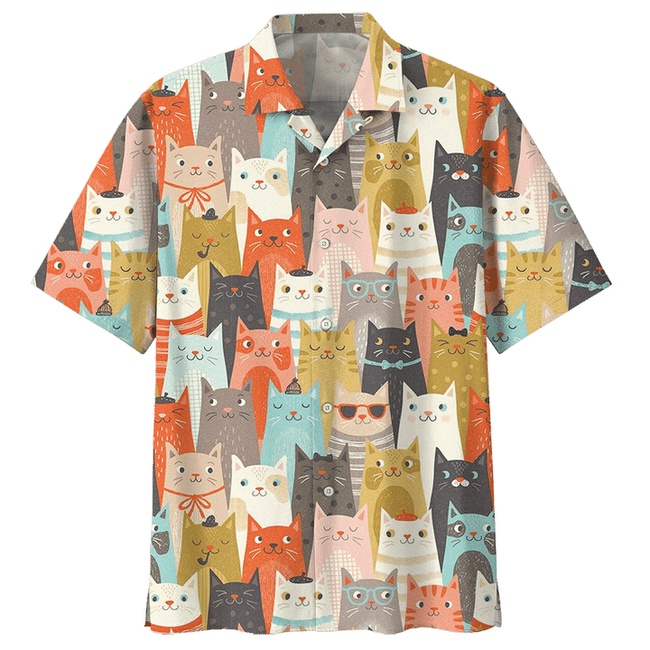 Cat Shirt - The World Of Cats Art Hawaiian Shirt