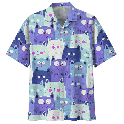 Cat Shirt - Funny Cat Hawaiian Shirt