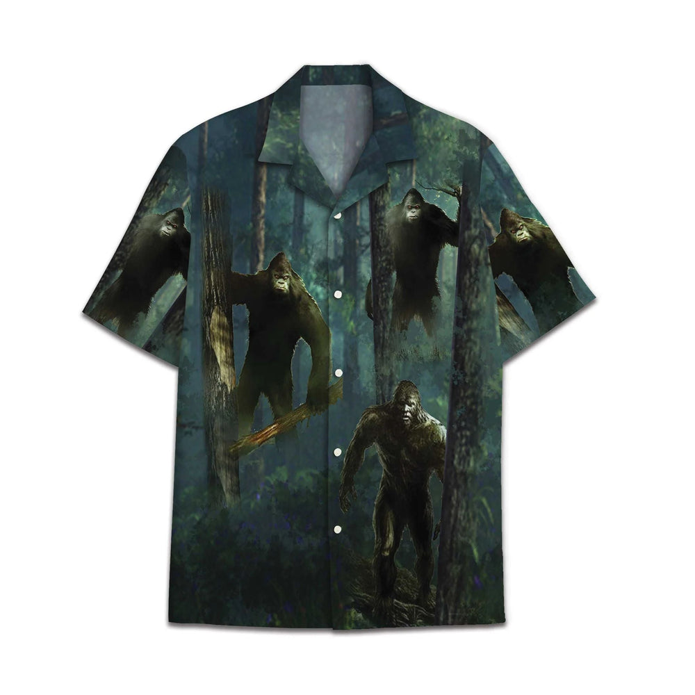 Bigfoot And The Jungle Cruise - Bigfoot Hawaiian Shirt