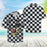 Hawaiian Motorcycle Shirts - Motorcycle Race Black And White Hawaiian Shirt