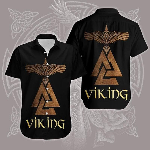 Viking Shirts - Amazing Nordic Viking Pattern Unisex Hawaiian Shirt