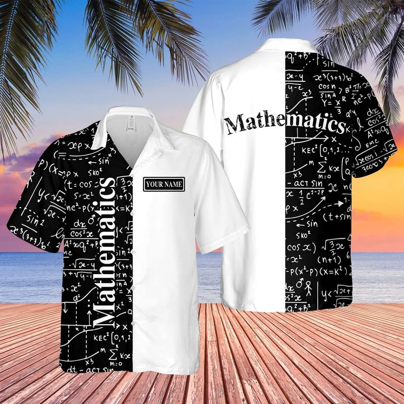 Teacher Shirts - Mathematics And The Joy Of Teaching Unisex Unique Custom Hawaiian Shirt