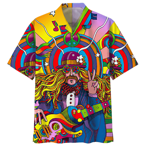 Hippie Shirt - Stay Trippy Little Hippie Peace Unique Hawaiian Shirt