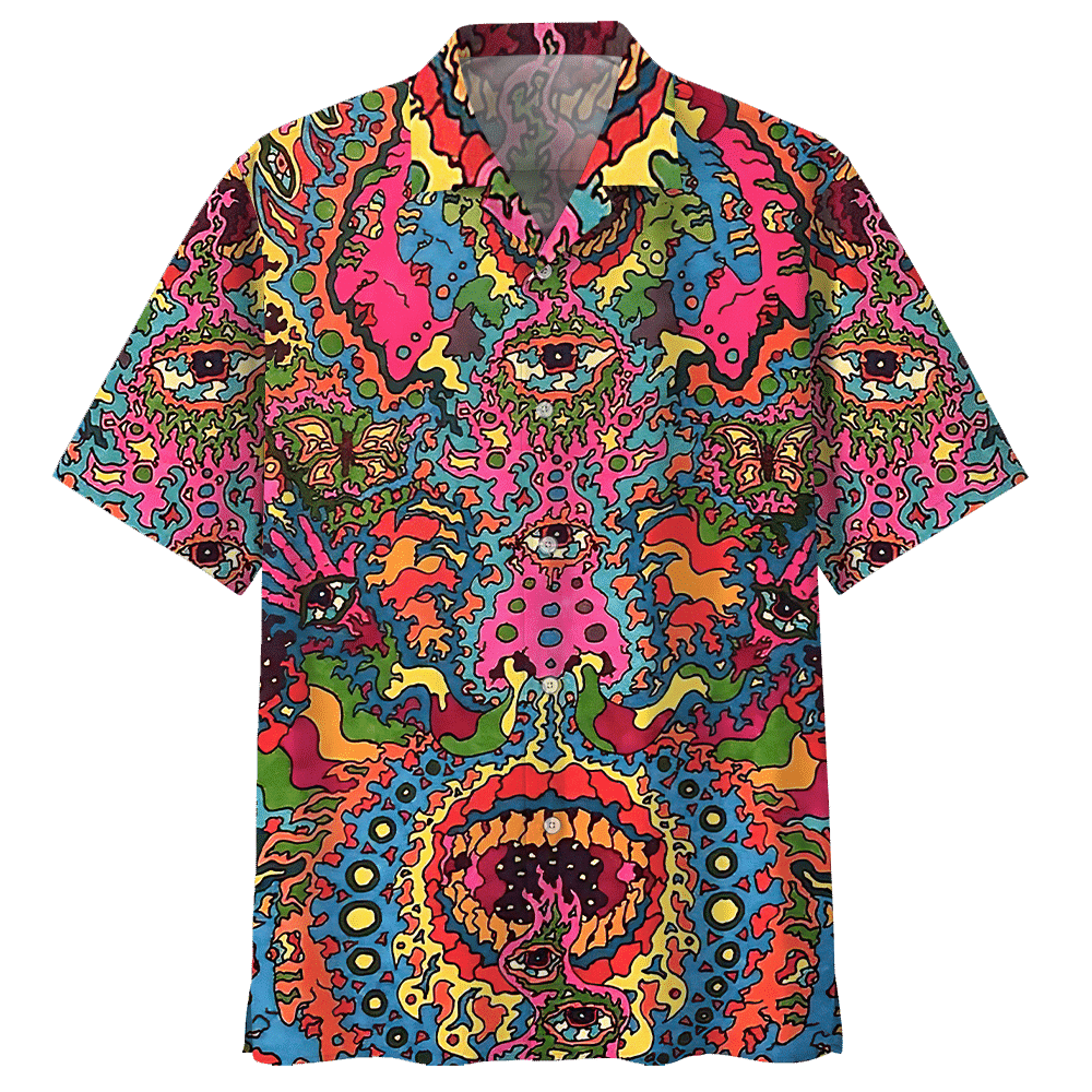 Hippie Shirt - I Do A Lot Of Visualisations, Meditation And A Lot Of Hippie Stuff Unique Hawaiian Shirt