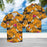 Scuba Diving Tropical Flowers  Unique Design Unisex Hawaiian Shirt
