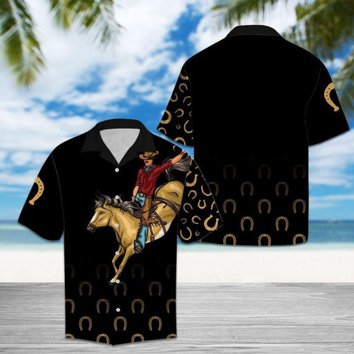 Cowboy Black Nice Design Unisex Hawaiian Shirt
