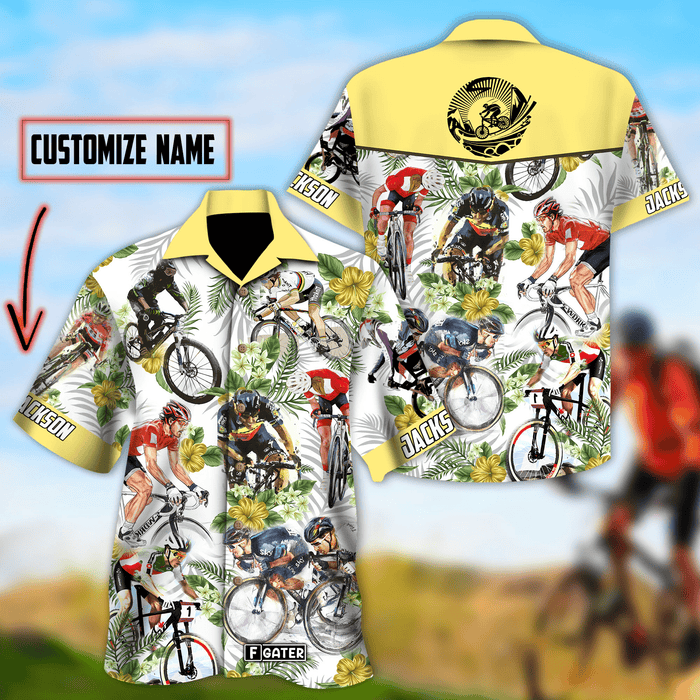 Cycling Shirt - Life Is Like Riding A Bicycles Aloha Custom Unique Hawaiian Shirt RE