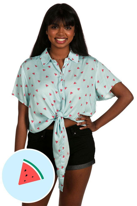 Women's Watermelon Hawaiian Shirt