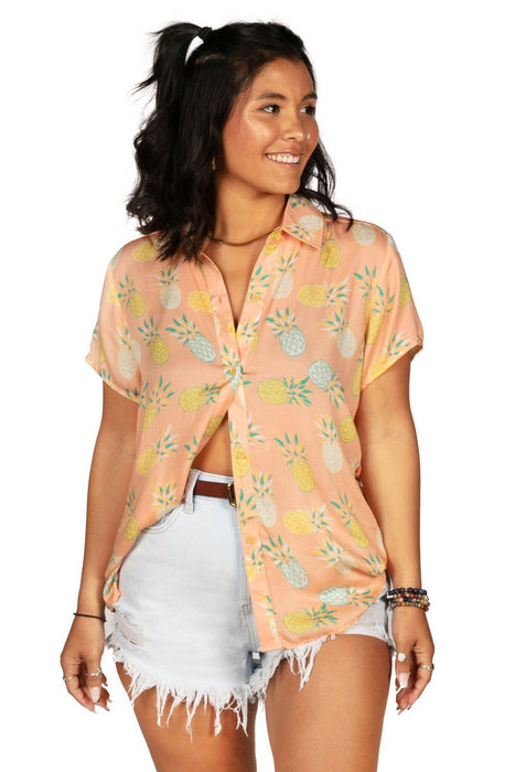 Women's Pina Colada Hawaiian Shirt