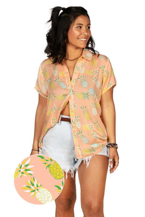 Women's Pina Colada Hawaiian Shirt