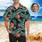 Custom Face Leaves Men's All Over Print Hawaiian Shirt T3