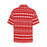 Custom Face&Name Red Patterns Men's All Over Print Hawaiian Shirt With Chest Pocket