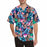 Best Gift for Him- Custom Face Colorful Flowers Men's All Over Print Hawaiian Shirt