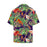 Custom Face Flamingo Leaves Men's All Over Print Hawaiian Shirt