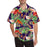 Custom Face Flamingo Leaves Men's All Over Print Hawaiian Shirt