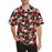 Custom Face Rose&Lily Flowers Men's All Over Print Hawaiian Shirt