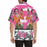 Custom Face Pink Sky Beauty Flower Men's All Over Print Hawaiian Shirt