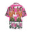 Custom Face Pink Sky Beauty Flower Men's All Over Print Hawaiian Shirt