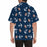Custom Face Anchor Blue Men's All Over Print Hawaiian Shirt