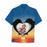 Custom Photo Love Dolphin Men's All Over Print Hawaiian Shirt With Chest Pocket