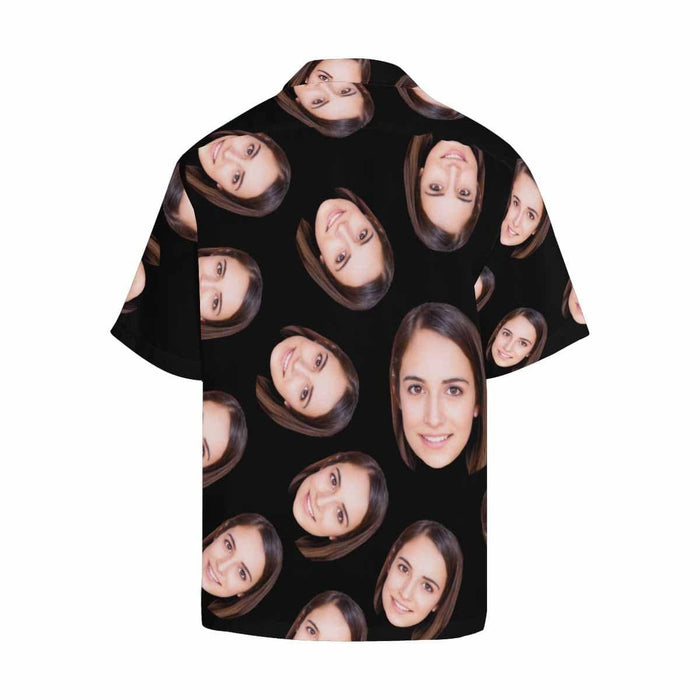 Custom Face My Lover Men's All Over Print Hawaiian Shirt