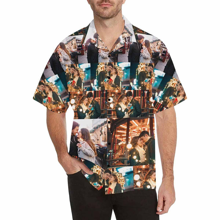 Custom Photo All Love Photos Men's All Over Print Hawaiian Shirt