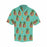 Custom Face Green Pineapple Style Tree Men's All Over Print Hawaiian Shirt