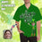 Custom Face Happy St. Patrick's Day Men's All Over Print Hawaiian Shirt T1