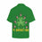 Custom Face Green Clover Men's All Over Print Hawaiian Shirt
