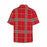 Custom Face&Name Red Stripes Men's All Over Print Hawaiian Shirt With Chest Pocket