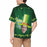 Custom Face Green Giant Hat Men's All Over Print Hawaiian Shirt With Chest Pocket