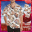 Custom Photo Seamless Heart Men's All Over Print Hawaiian Shirt