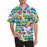 Custom Face Plaid Flower Men's All Over Print Hawaiian Shirt