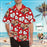 Custom Face&Name Love You Men's All Over Print Hawaiian Shirt