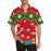 Custom Face Snowflake Christmas Hat Men's All Over Print Hawaiian Shirt