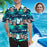 Custom Face Coconut Tree Men's All Over Print Hawaiian Shirt