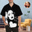 Custom Photo Portrait Men's All Over Print Hawaiian Shirt